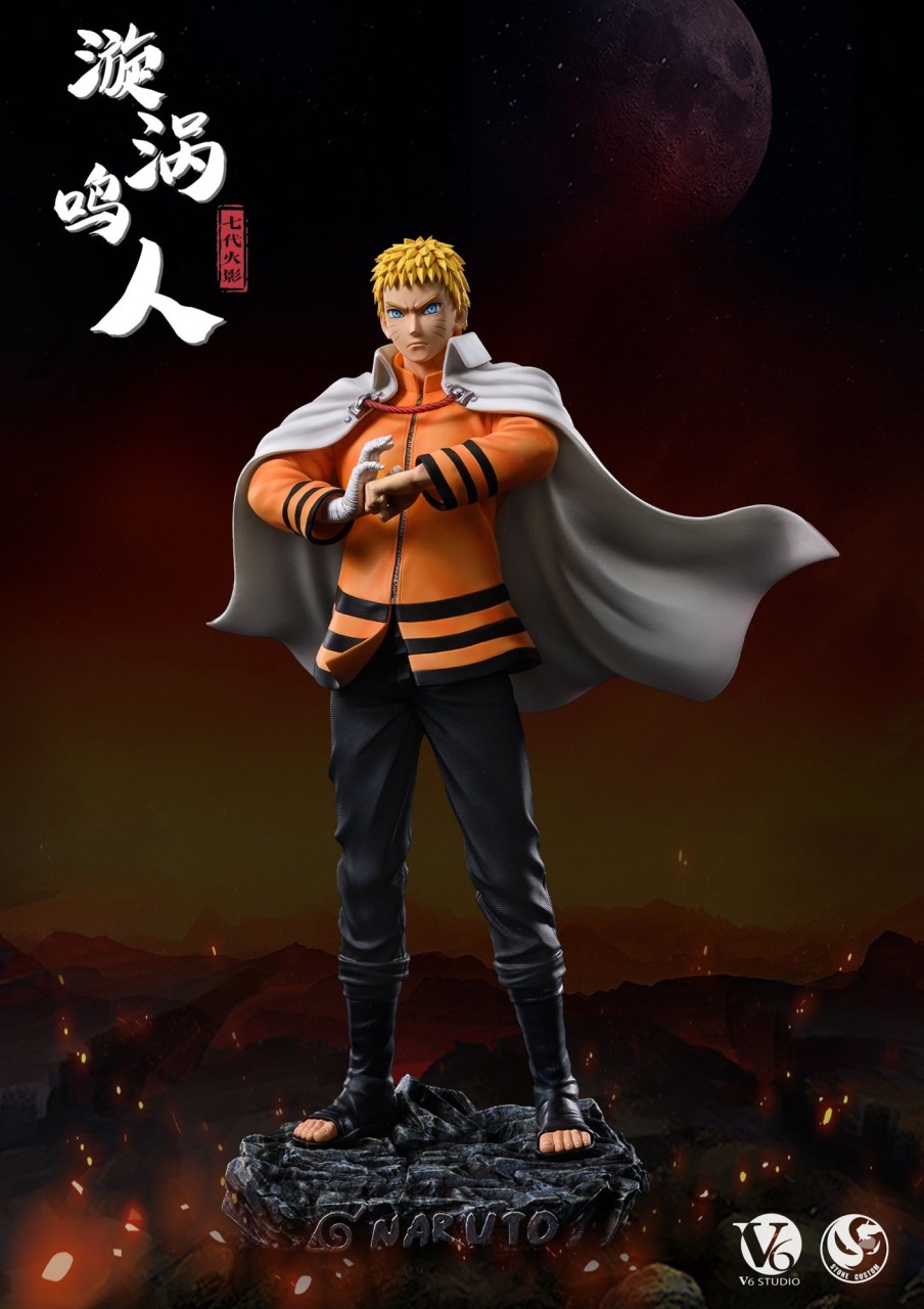 Statues/Figures V6 x STONE CUSTOM STUDIO Naruto | V6 X Stone Custom Studio Naruto: Hokage Series 7. Naruto [In Stock]