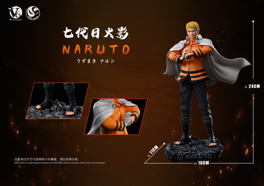 Statues/Figures V6 x STONE CUSTOM STUDIO Naruto | V6 X Stone Custom Studio Naruto: Hokage Series 7. Naruto [In Stock]