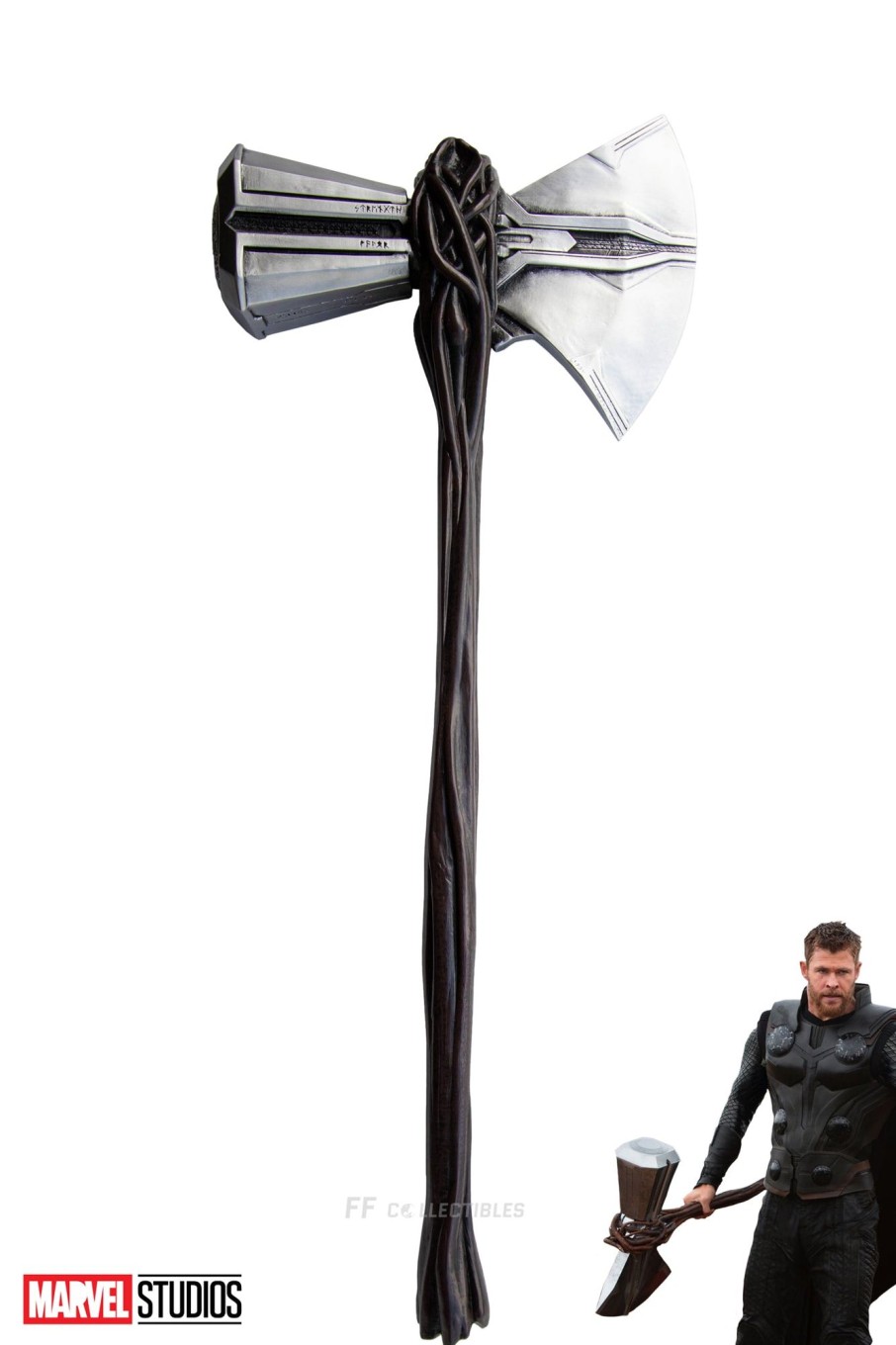 Movie Collectibles FF COLLECTIBLES | Marvel'S Avengers - Stormbreaker Fibreglass Resin 1:1 Replica