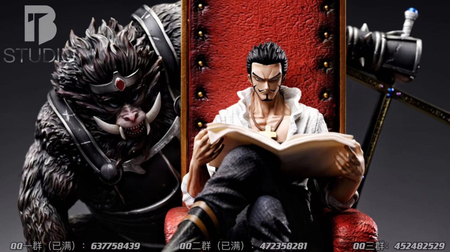 Statues/Figures BT STUDIO One Piece | Bt Studio One Piece: 7 Warlords Sitting Pose Series 5. Mihawk [Pre-O