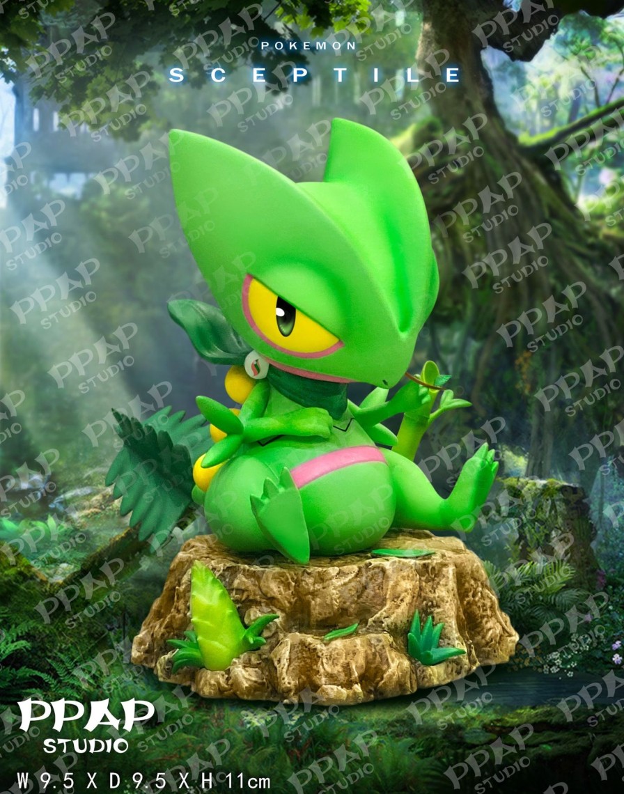 Statues/Figures PPAP STUDIO Pokemon | Ppap Studio Pokemon: Chubby Series, Sceptile [Sold Out]