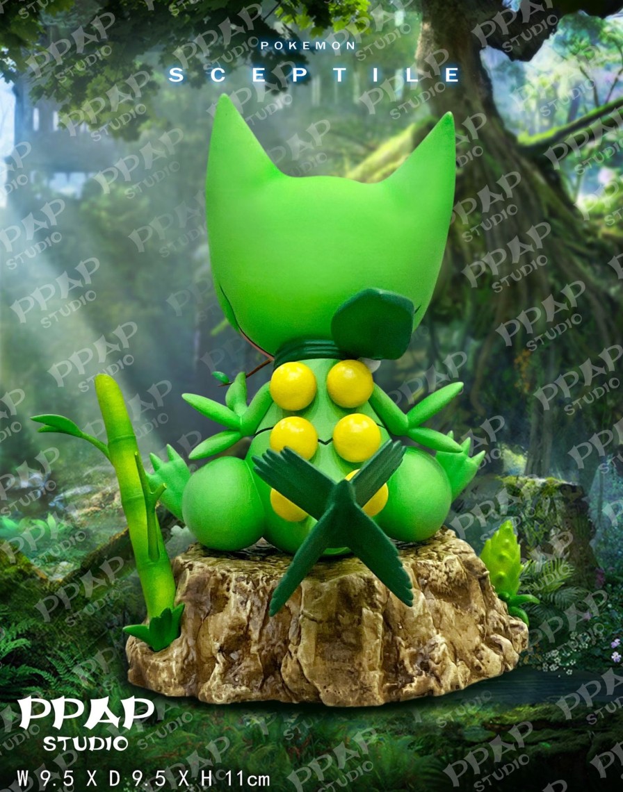 Statues/Figures PPAP STUDIO Pokemon | Ppap Studio Pokemon: Chubby Series, Sceptile [Sold Out]