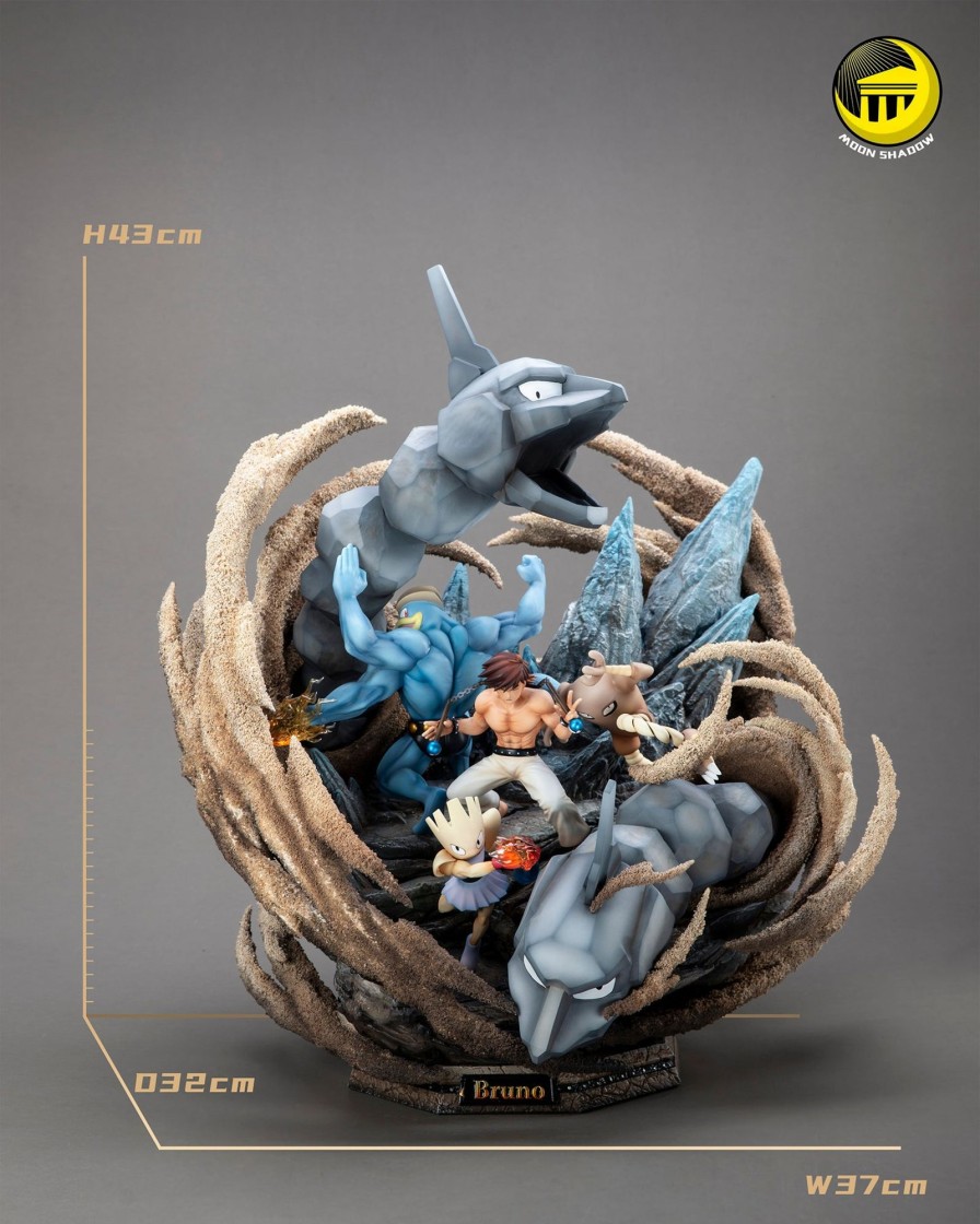 Statues/Figures MOON SHADOW STUDIO Pokemon | Moon Shadow Studio Pokemon: Indigo Elite Four, Bruno [Pre-Order]