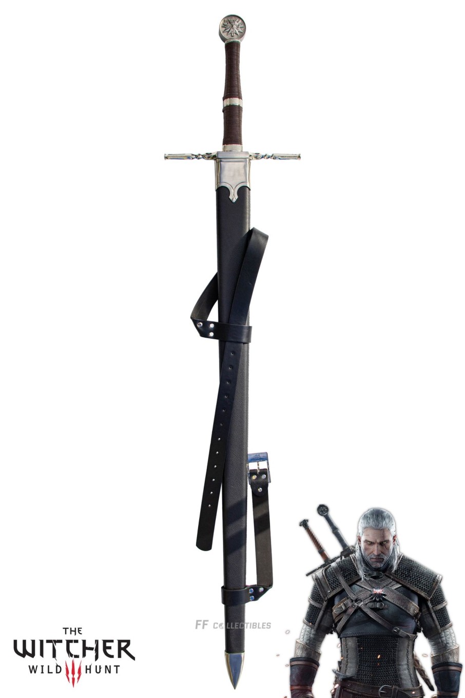 Games Swords FF COLLECTIBLES | The Witcher - Geralt Of Rivia'S Superior Wolven Steel Sword