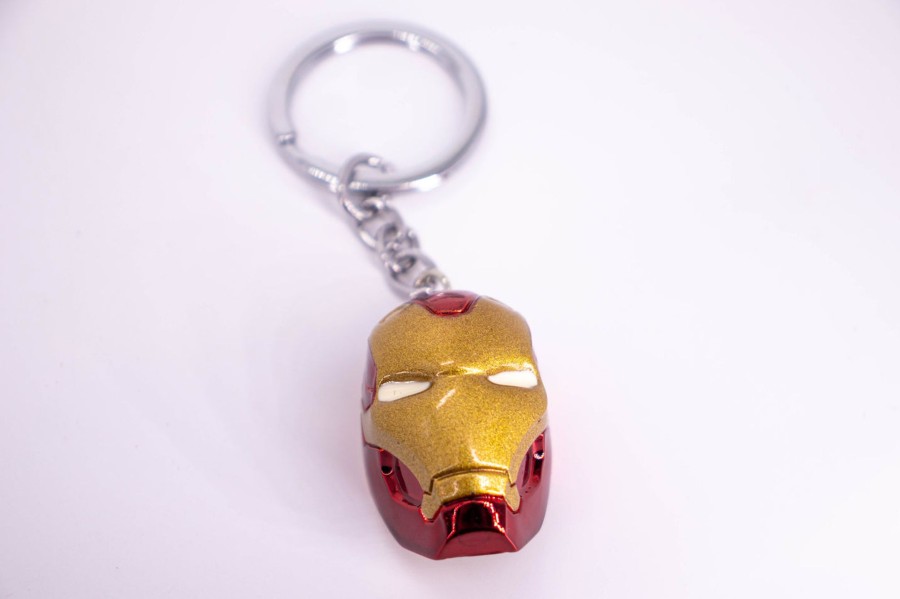 Keychains And Mini Replicas FF COLLECTIBLES | Marvel'S Avengers Iron Man Helmet Keychain