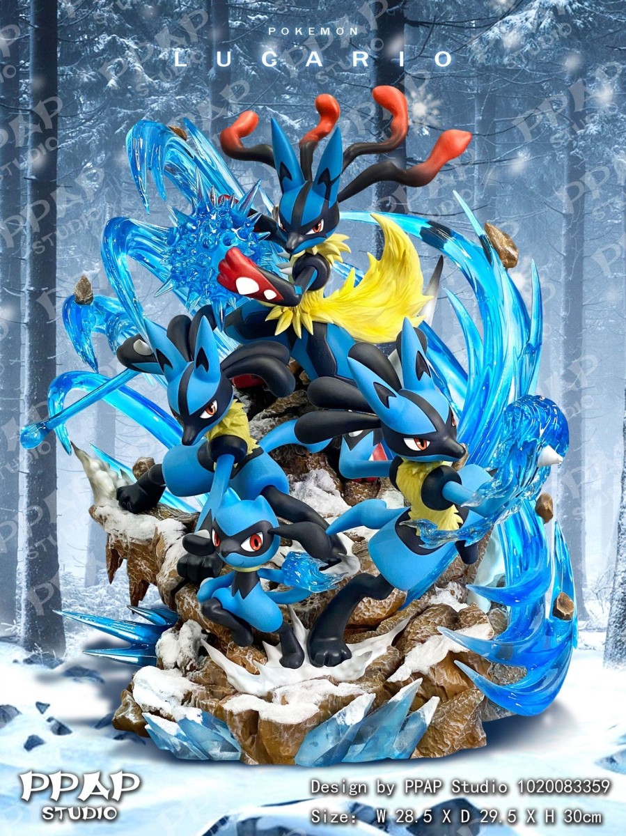 Statues/Figures PPAP STUDIO Pokemon | Ppap Studio Pokemon: Evolution Series, Lucario Family [Sold Out]