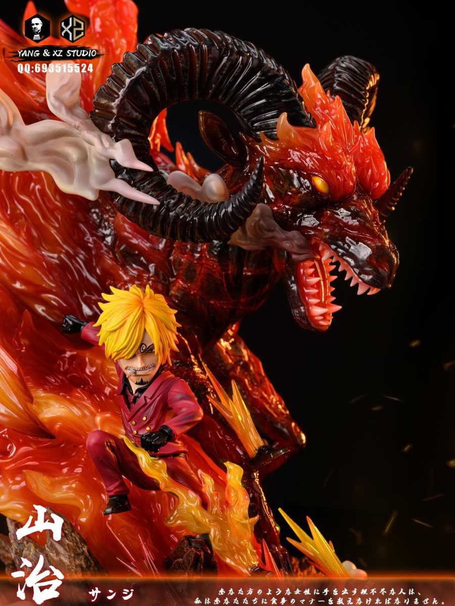 Statues/Figures XS x YANG STUDIO One Piece | Xs X Yang Studio One Piece: Diable Jambe Sanji [Sold Out]