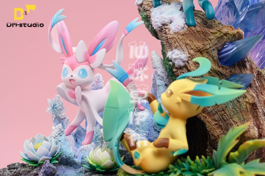 Statues/Figures DM STUDIO Pokemon | Dm Studio Pokemon: Eevee Family Combination Series 2. Sylveon, Glace