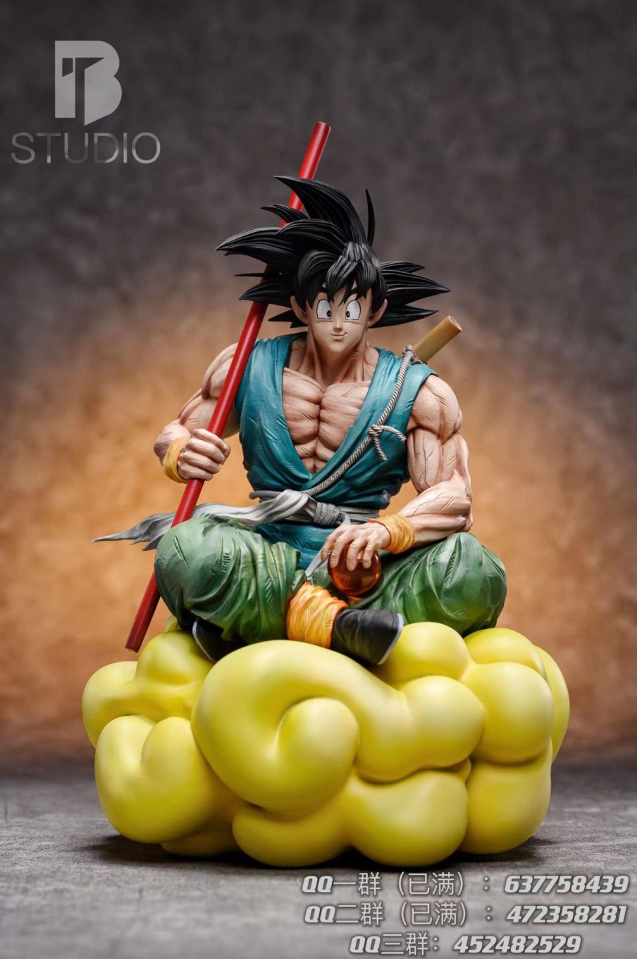 Statues/Figures BT STUDIO Dragon Ball | Bt Studio Dragon Ball Z: Sitting Pose Series 1. Goku [In Stock]