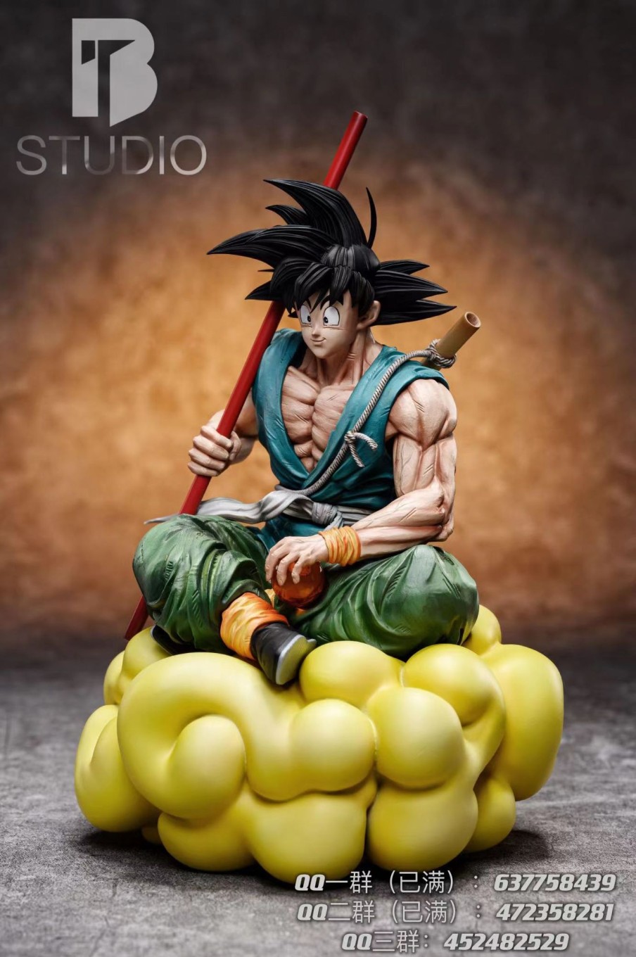 Statues/Figures BT STUDIO Dragon Ball | Bt Studio Dragon Ball Z: Sitting Pose Series 1. Goku [In Stock]