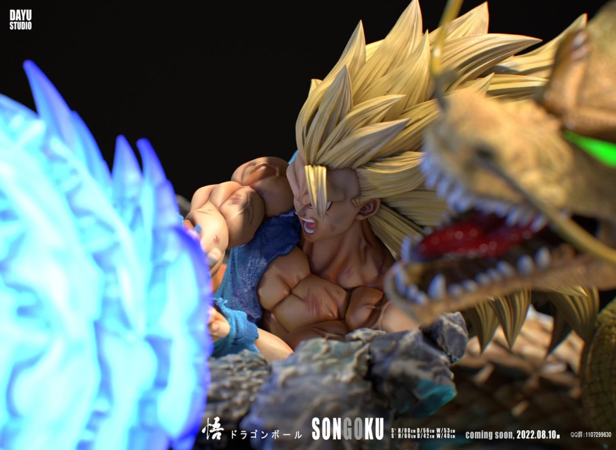 Statues/Figures DAYU STUDIO Dragon Ball | Dayu Studio Dragon Ball Z: Super Saiyan 3 Goku [In Stock]