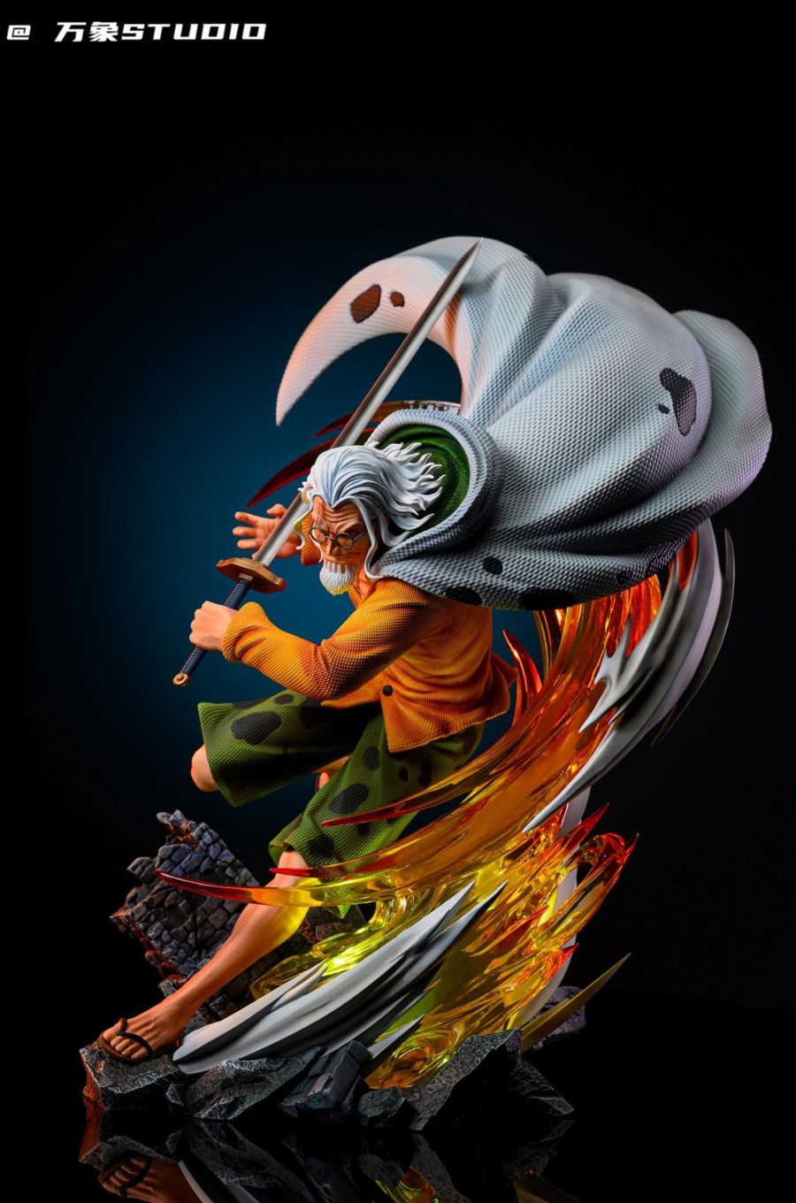 Statues/Figures WAN XIANG STUDIO One Piece | Wan Xiang Studio One Piece: Inheritance Series 1. "Dark King" Silver