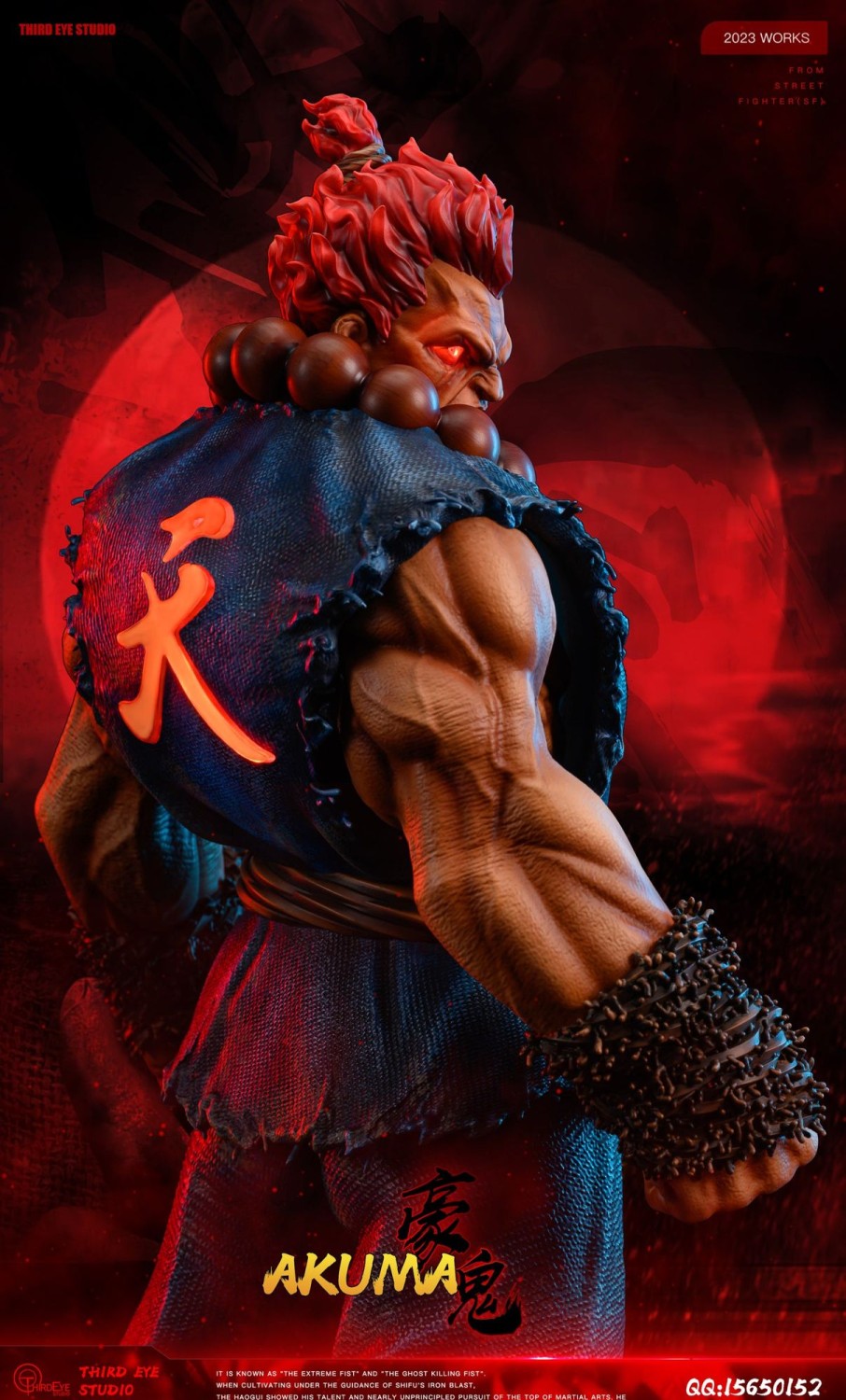 Statues/Figures THIRD EYE STUDIO Street Fighter | Third Eye Studio Street Fighter: Akuma [Pre-Order]