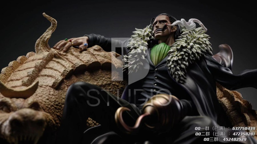 Statues/Figures BT STUDIO One Piece | Bt Studio One Piece: 7 Warlords Sitting Pose Series 1. Crocodile [So