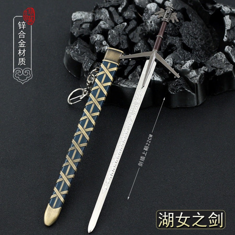 Keychains And Mini Replicas FF COLLECTIBLES | The Witcher - Aerondight Sword Keychain