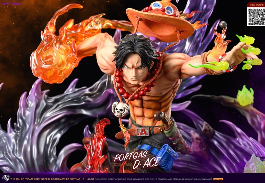 Statues/Figures PILOT STUDIO One Piece | Pilot Studio One Piece: Fire Fist Ace [Discontinued]