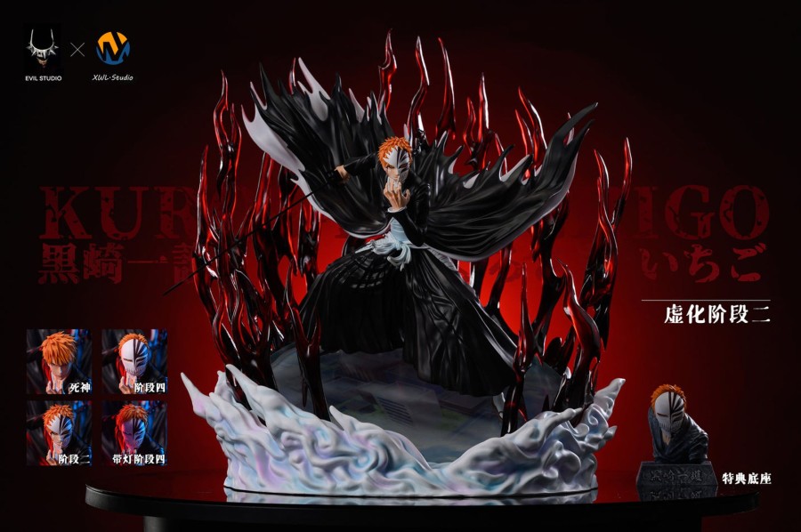 Statues/Figures EVIL x XWL STUDIO Bleach | Evil X Xwl Studio Bleach: 11 Second Visored Form Ichigo [In Stock]