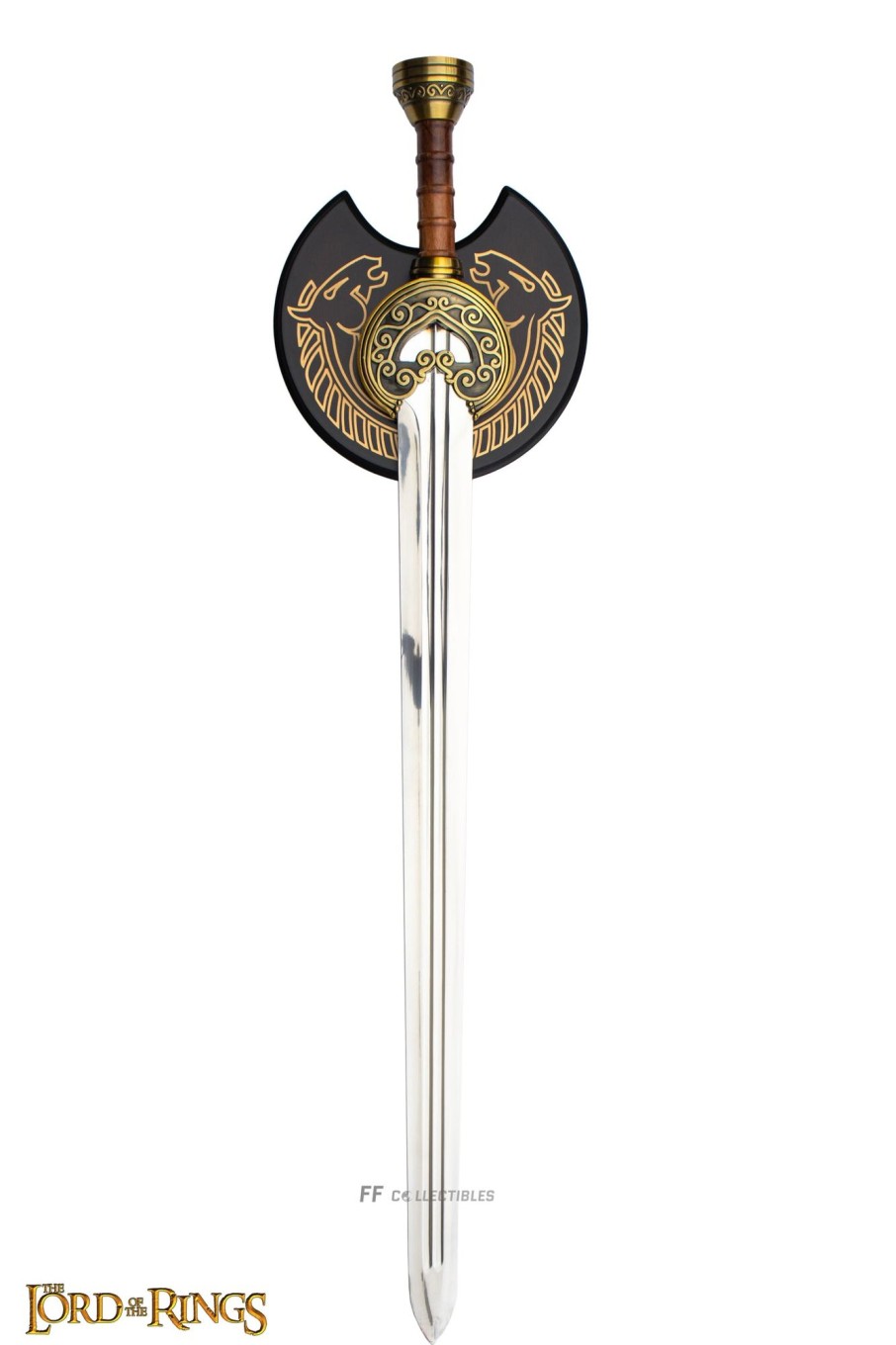 Movie Collectibles FF COLLECTIBLES | Lord Of The Rings - Herugrim, Sword Of Theoden (With Free Wall Plaque)