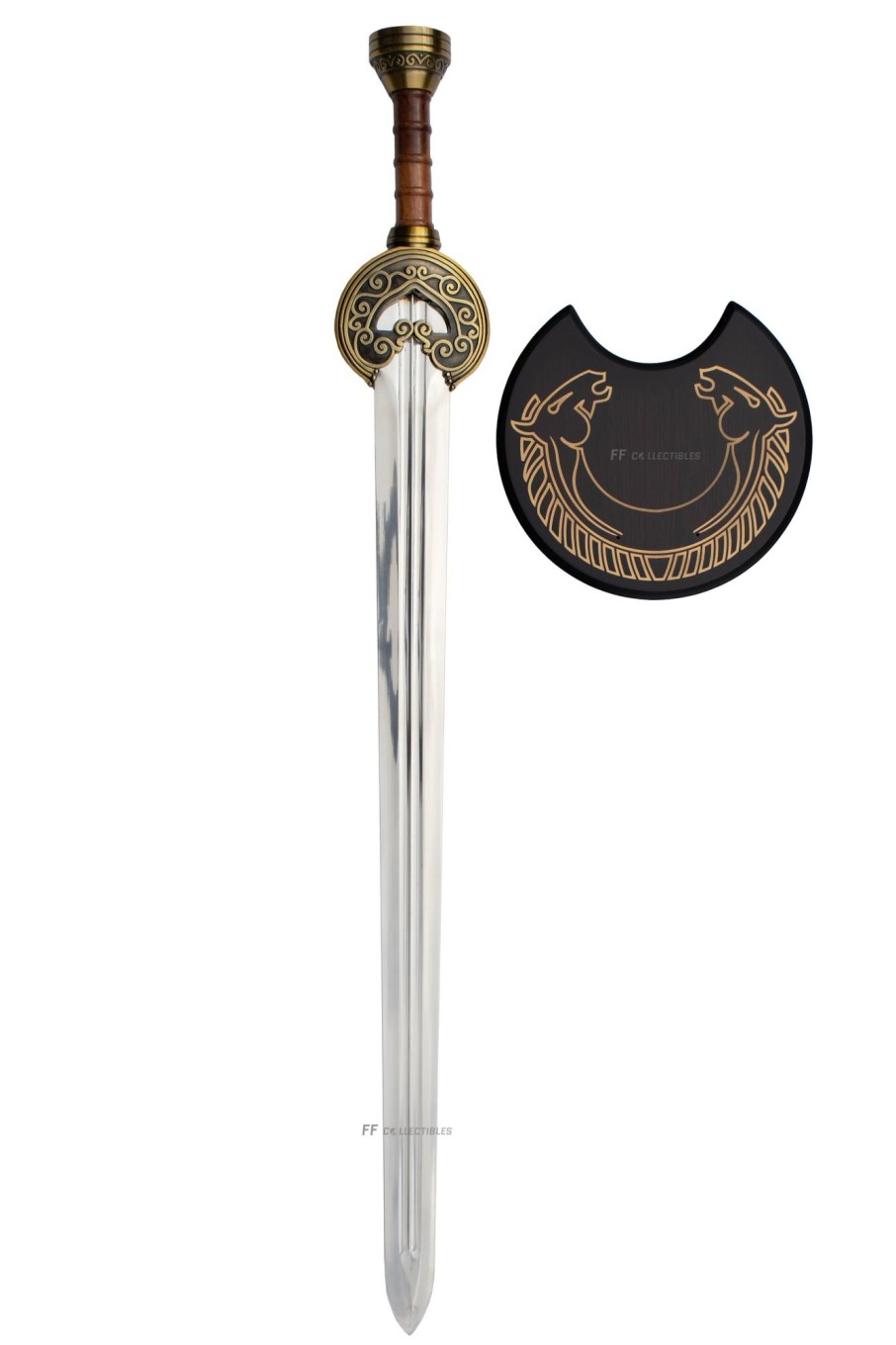 Movie Collectibles FF COLLECTIBLES | Lord Of The Rings - Herugrim, Sword Of Theoden (With Free Wall Plaque)