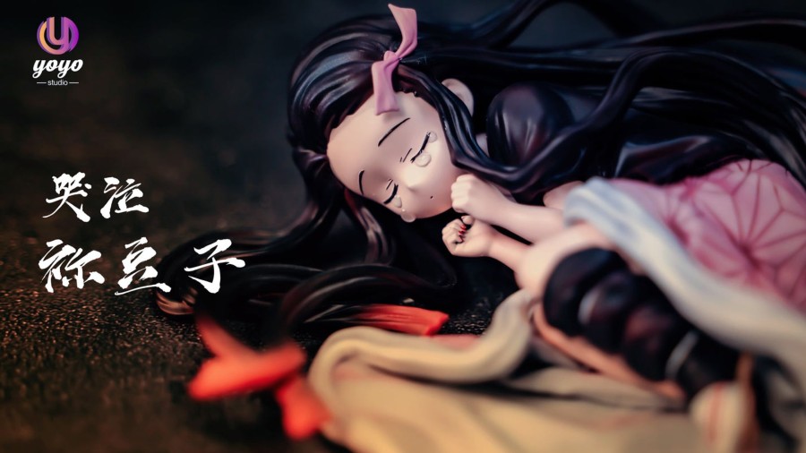 Statues/Figures YOYO STUDIO Demon Slayer | Yoyo Studio Demon Slayer: Small Crying Nezuko Kamado [In Stock]