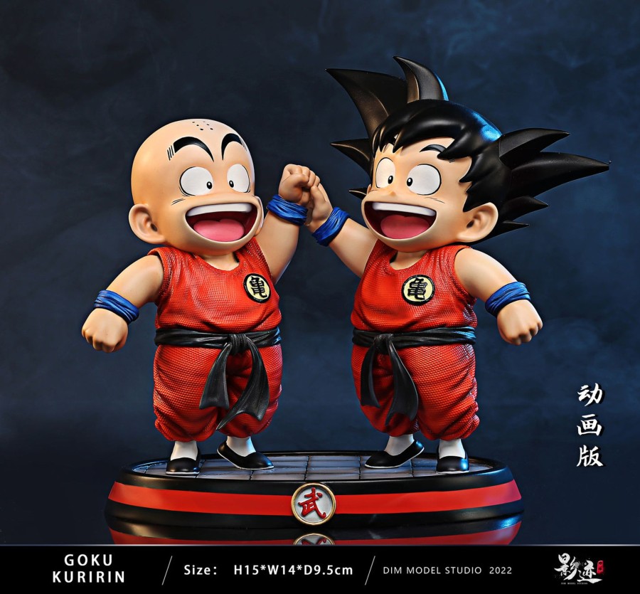 Statues/Figures DIM MODEL STUDIO Dragon Ball | Dim Model Studio Dragon Ball: Tournament Brotherhood, Goku And Krill