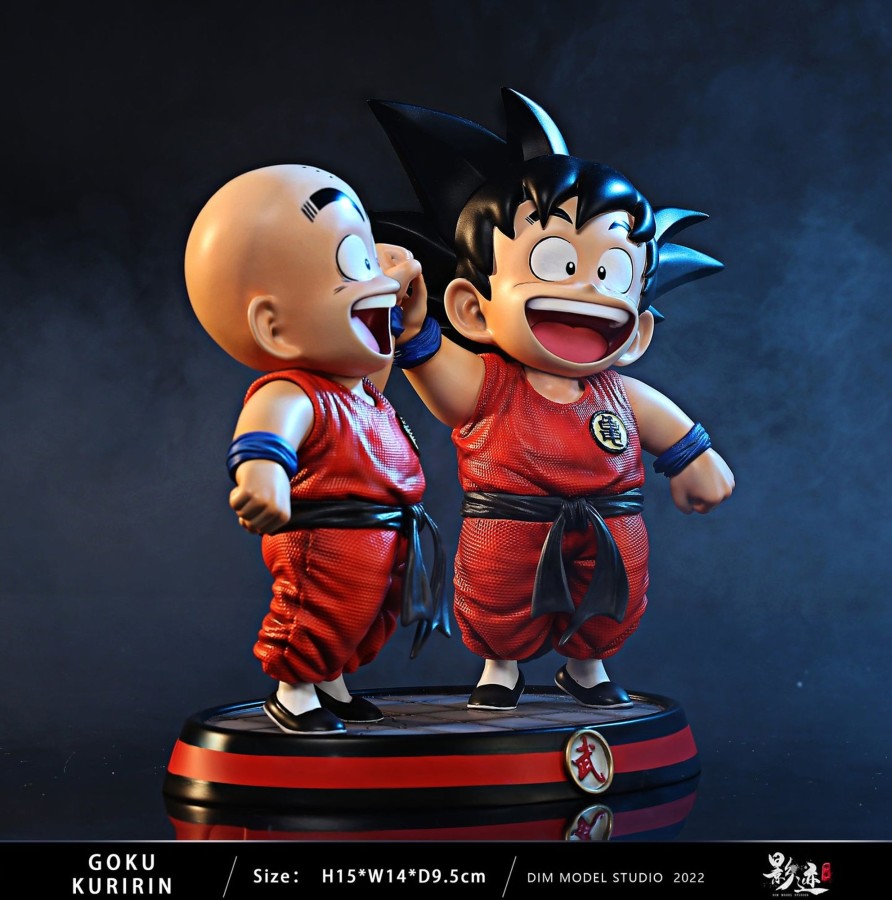 Statues/Figures DIM MODEL STUDIO Dragon Ball | Dim Model Studio Dragon Ball: Tournament Brotherhood, Goku And Krill