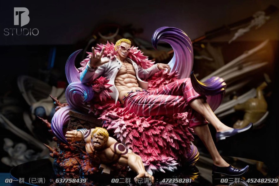 Statues/Figures BT STUDIO One Piece | Bt Studio One Piece: 7 Warlords Sitting Pose Series 6. Doflamingo [S