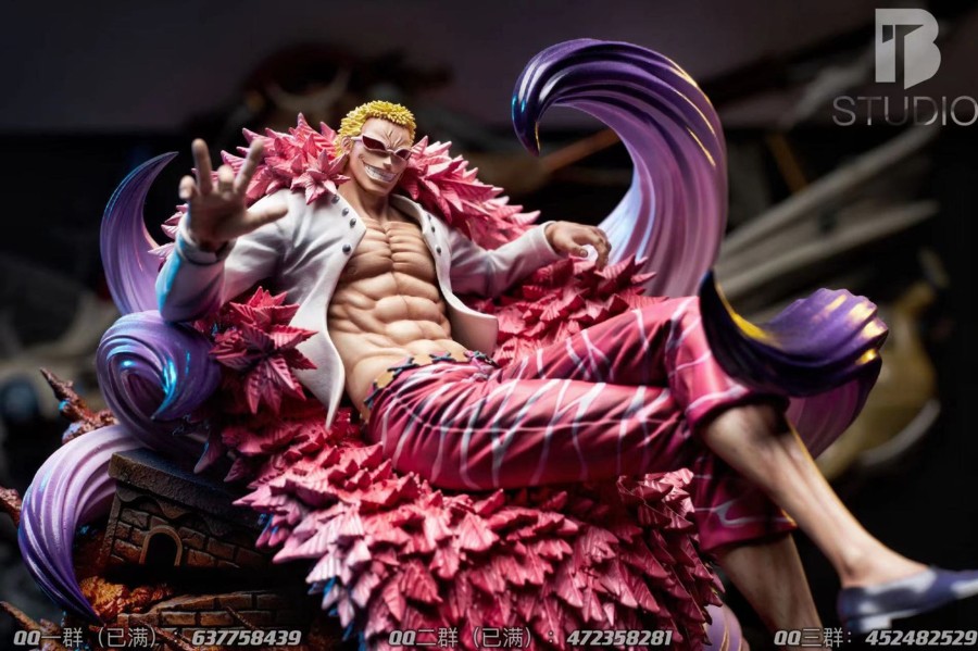 Statues/Figures BT STUDIO One Piece | Bt Studio One Piece: 7 Warlords Sitting Pose Series 6. Doflamingo [S