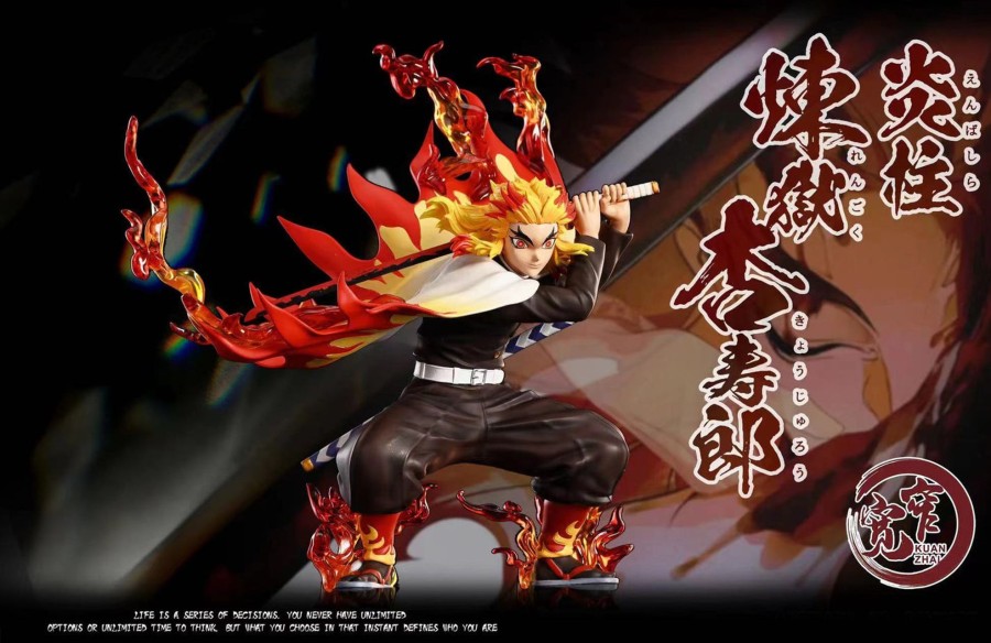 Statues/Figures KUAN ZHAI STUDIO Demon Slayer | Kuan Zhai Studio Demon Slayer: Kyojuro Rengoku [Discontinued]