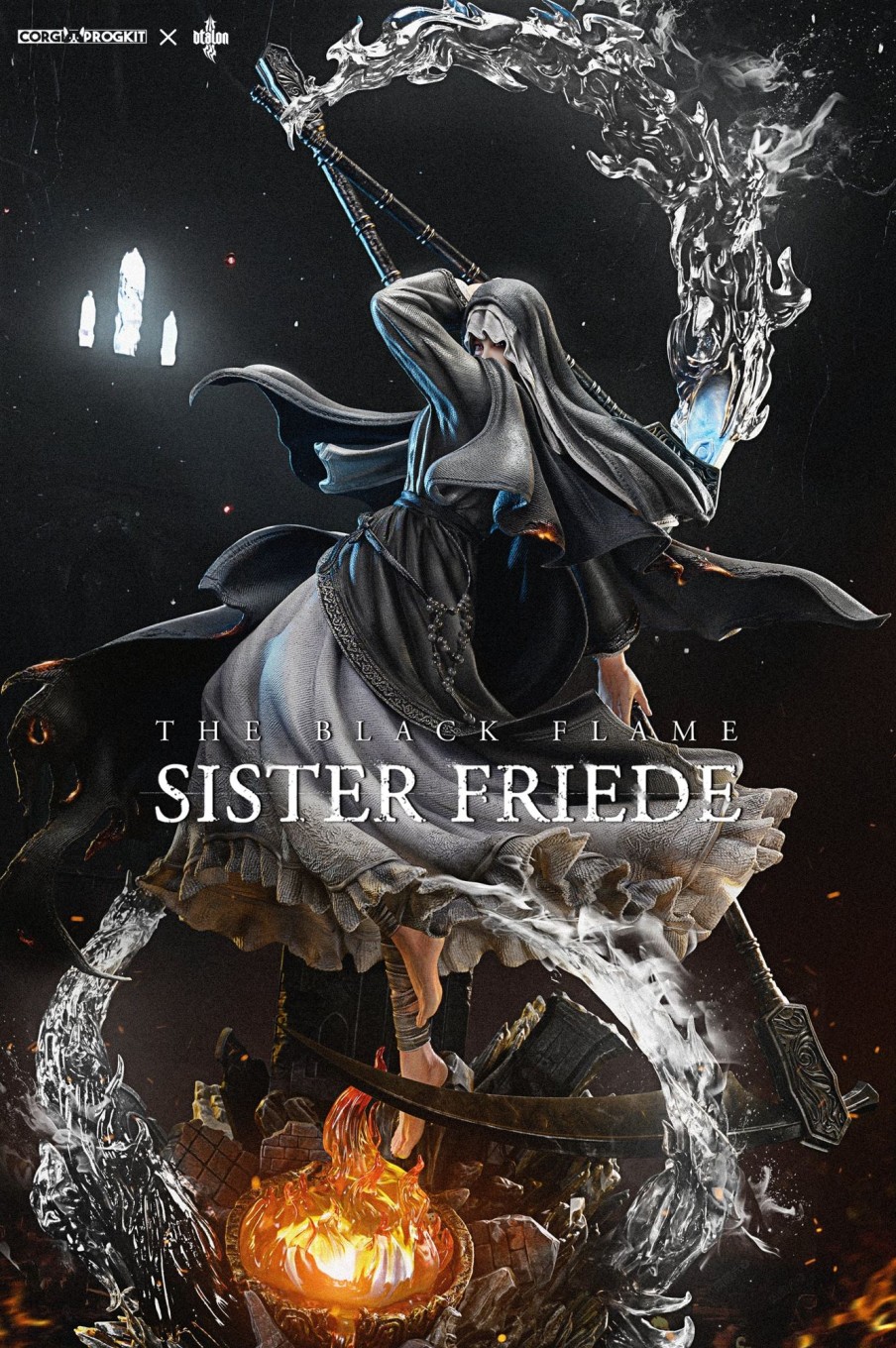 Statues/Figures CORGI PROGKIT x DTALON STUDIO Dark Souls | Corgi Progkit X Dtalon Studio Dark Souls 3: Sister Friede [Sold Out]