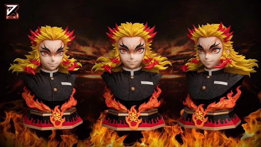 Statues/Figures JIANKE STUDIO Demon Slayer | Jianke Studio Demon Slayer: Flame Hashira Kyojuro Rengoku [Sold Ou