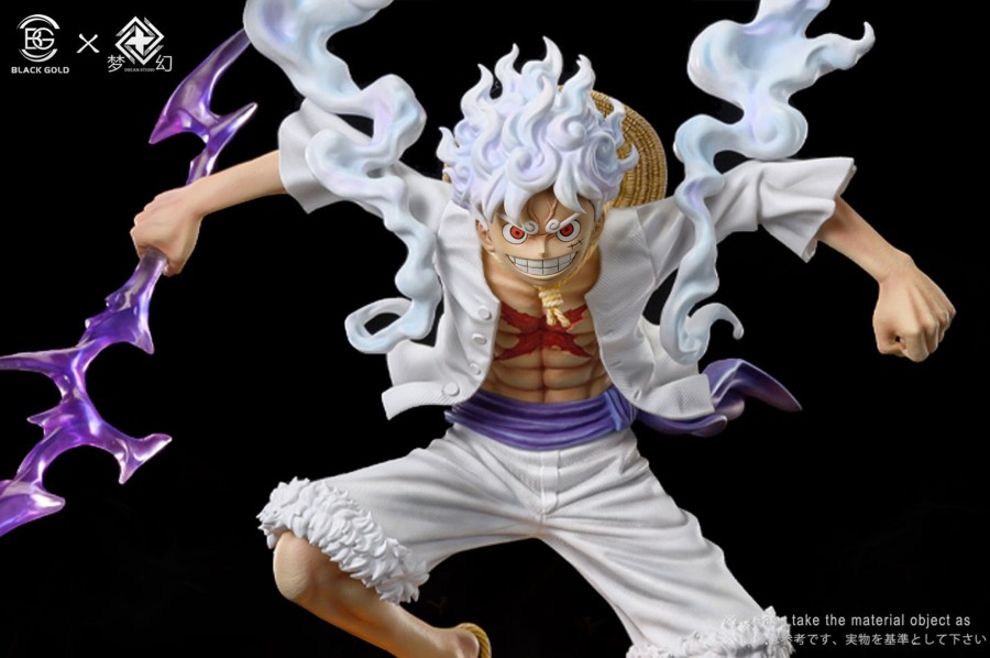 Statues/Figures BLACK GOLD STUDIO One Piece | Black Gold Studio One Piece: Raid On Onigashima Arc Nika Luffy [Sold