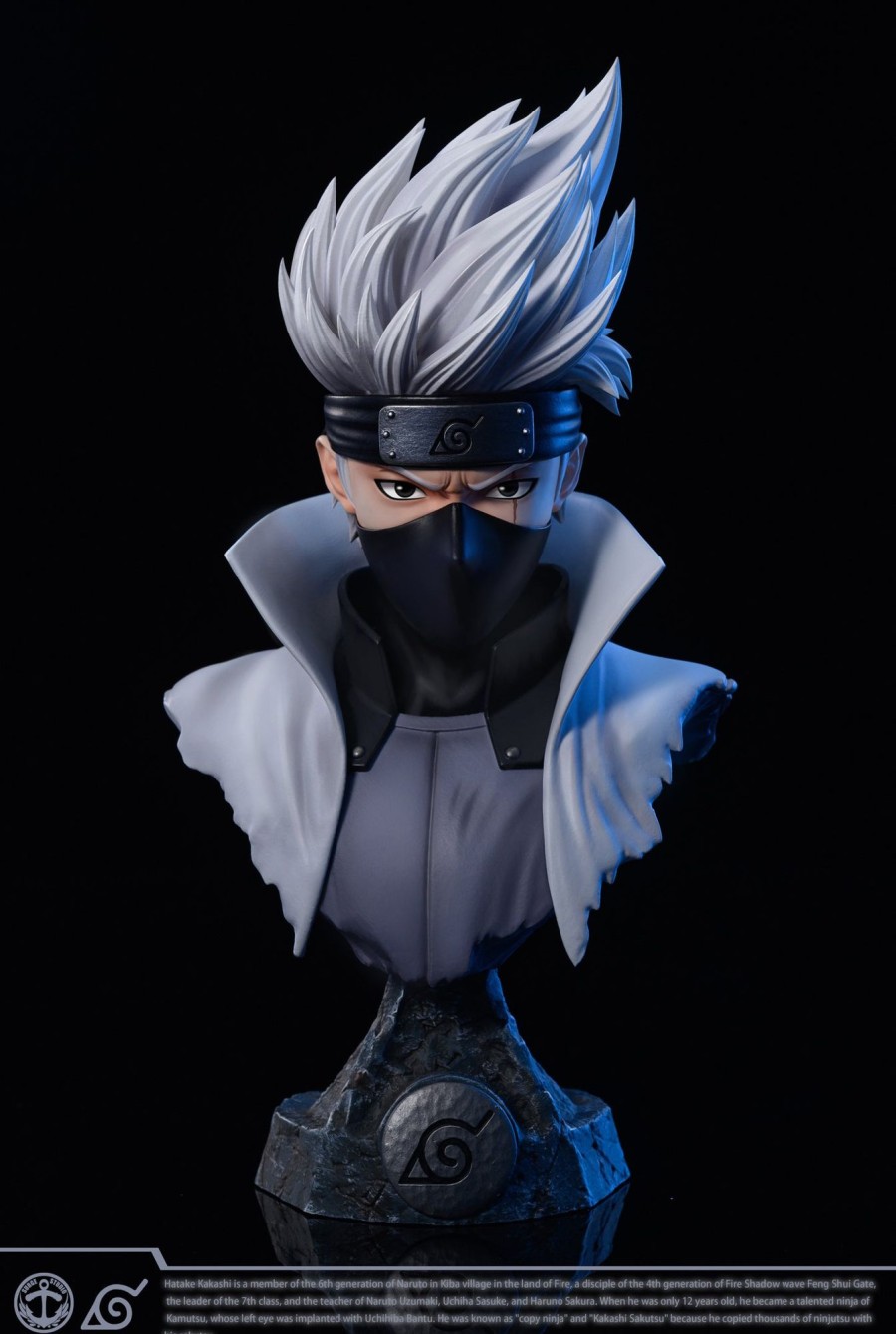 Statues/Figures SURGE STUDIO Naruto | Surge Studio Naruto: Hokage Bust Series 6. Kakashi [Sold Out]