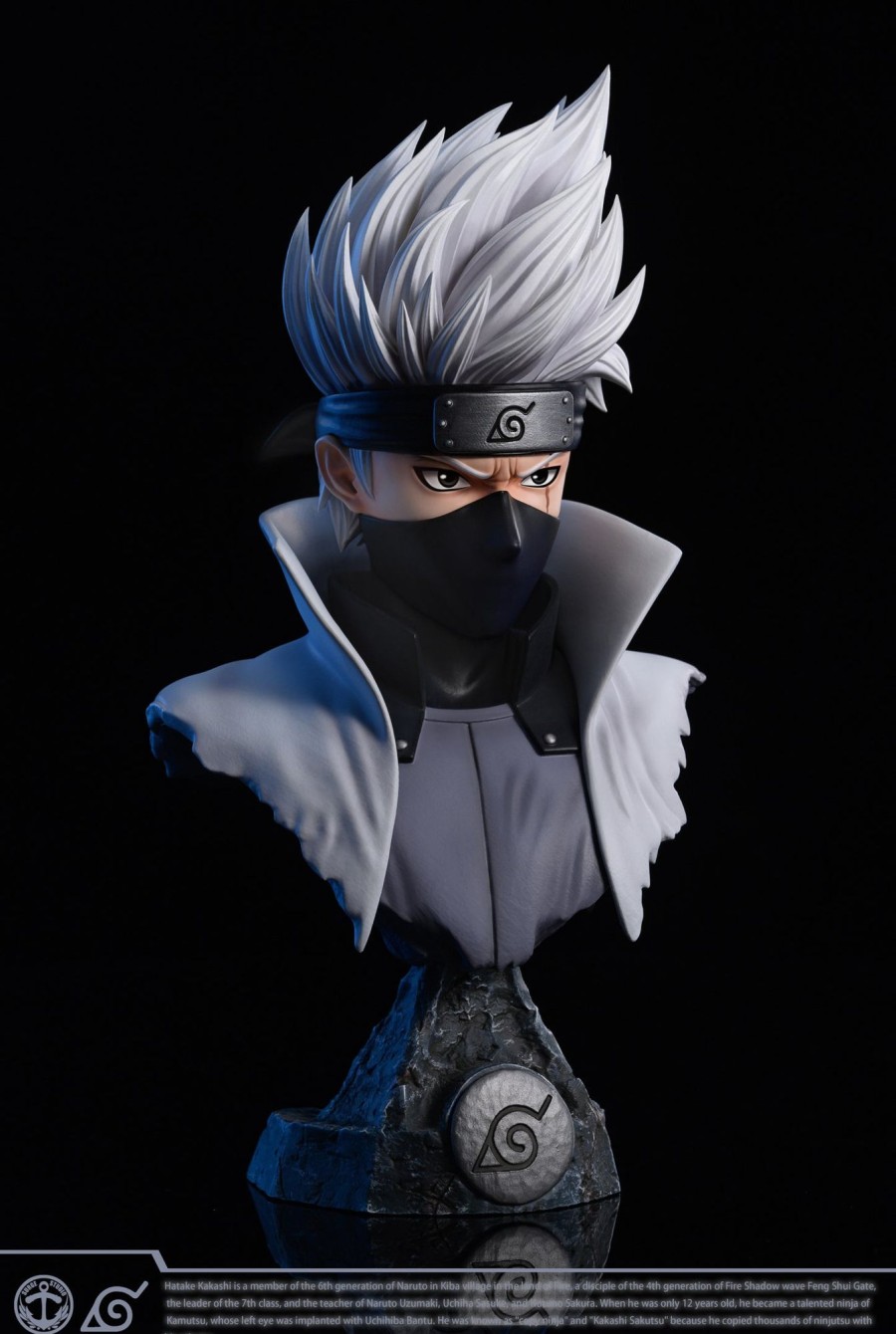 Statues/Figures SURGE STUDIO Naruto | Surge Studio Naruto: Hokage Bust Series 6. Kakashi [Sold Out]