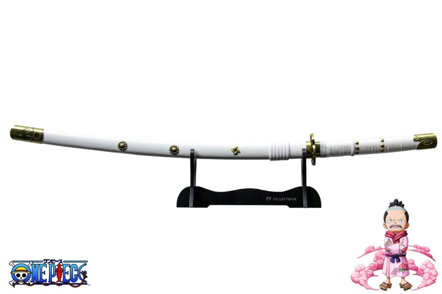 Anime Swords FF COLLECTIBLES | One Piece Ame No Habakiri, The Sword Of Kozuki Momonosuke (W Free Sw