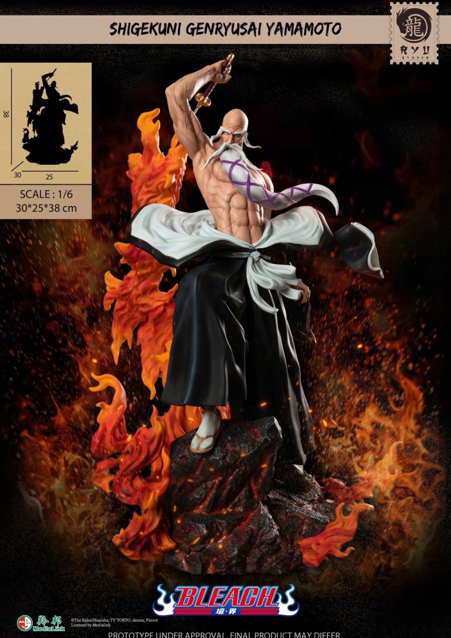 Statues/Figures RYU STUDIO Bleach | Ryu Studio Bleach: Genryusai Shigekuni Yamamoto 1/6 (Licensed) [In S