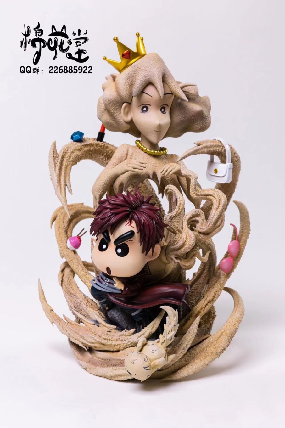 Statues/Figures COTTON CANDY STUDIO Naruto | Cotton Candy Studio Naruto: Shin-Chan Gaara [Pre-Order]