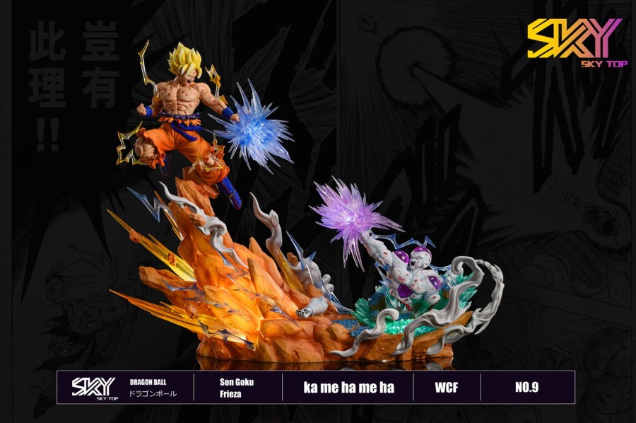 Statues/Figures SKY TOP STUDIO Dragon Ball | Sky Top Studio Dragon Ball Z: Super Saiyan Goku Vs Frieza [Sold Out]