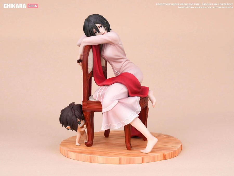 Statues/Figures CHIKARA STUDIO Attack On Titan | Chikara Studio Attack On Titan: Girl'S Series, Mikasa Ackerman [Pre-