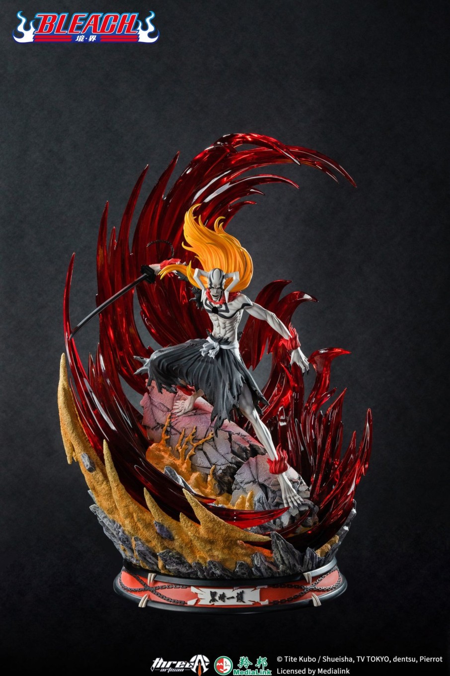 Statues/Figures THREE ARTISAN STUDIO Bleach | Three Artisan Studio Bleach: Complete Hollowfication Ichigo Kurosaki