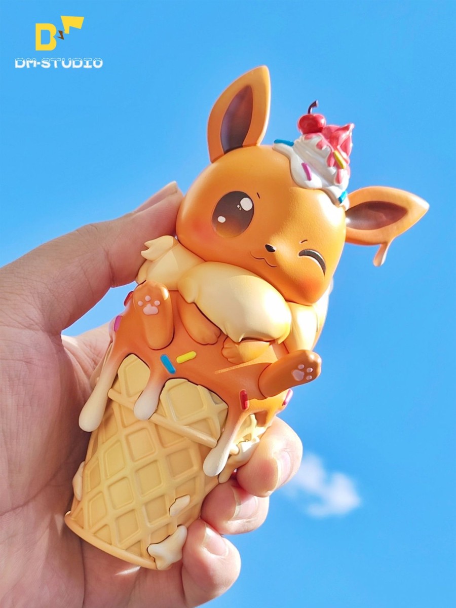 Statues/Figures DM STUDIO Pokemon | Dm Studio Pokemon: Ice Cream Series 11. Eevee Ice Cream [Sold Out]