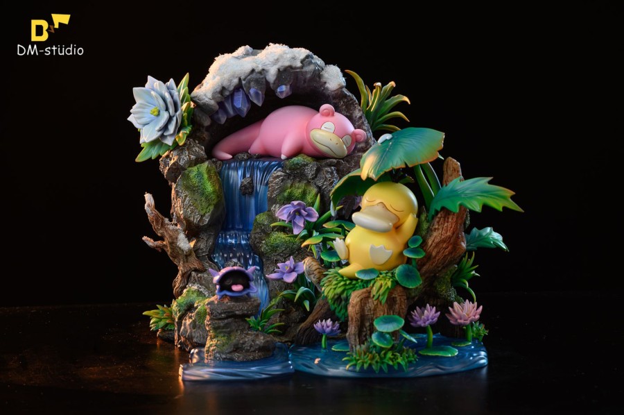 Statues/Figures DM STUDIO Pokemon | Dm Studio Pokemon: Sleeping Combination Series 6. Psyduck, 7. Slowpo