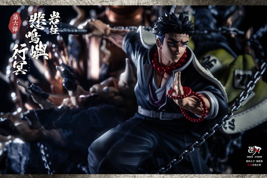 Statues/Figures NIREN STUDIO Demon Slayer | Niren Studio Demon Slayer: Hashira Series 6. Stone Hashira, Gyomei H