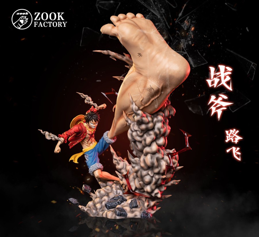 Statues/Figures ZOOK FACTORY STUDIO One Piece | Zook Factory Studio One Piece: Three Brothers Pop Series 2. Gigant A