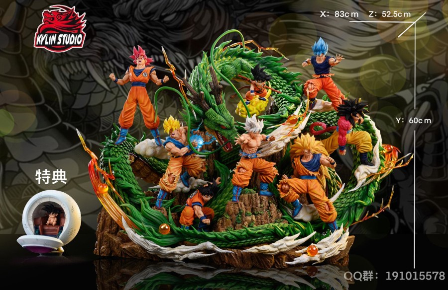 Statues/Figures KYLIN STUDIO Dragon Ball | Kylin Studio Dragon Ball Z: Anniversary Series 1. Life Of Goku [Pre-