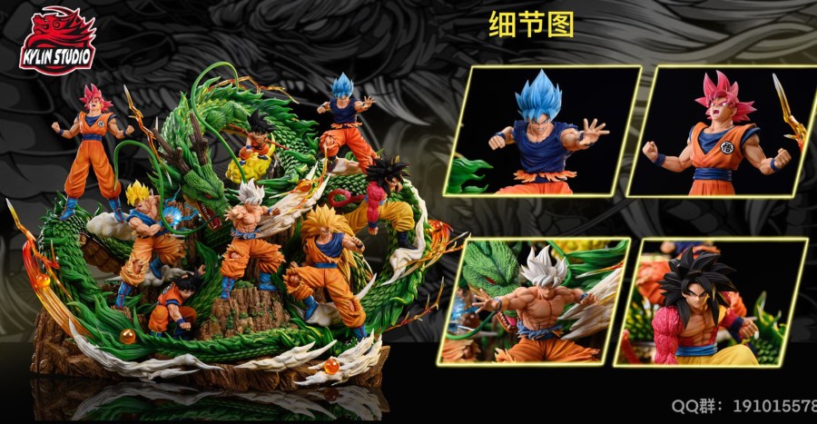 Statues/Figures KYLIN STUDIO Dragon Ball | Kylin Studio Dragon Ball Z: Anniversary Series 1. Life Of Goku [Pre-