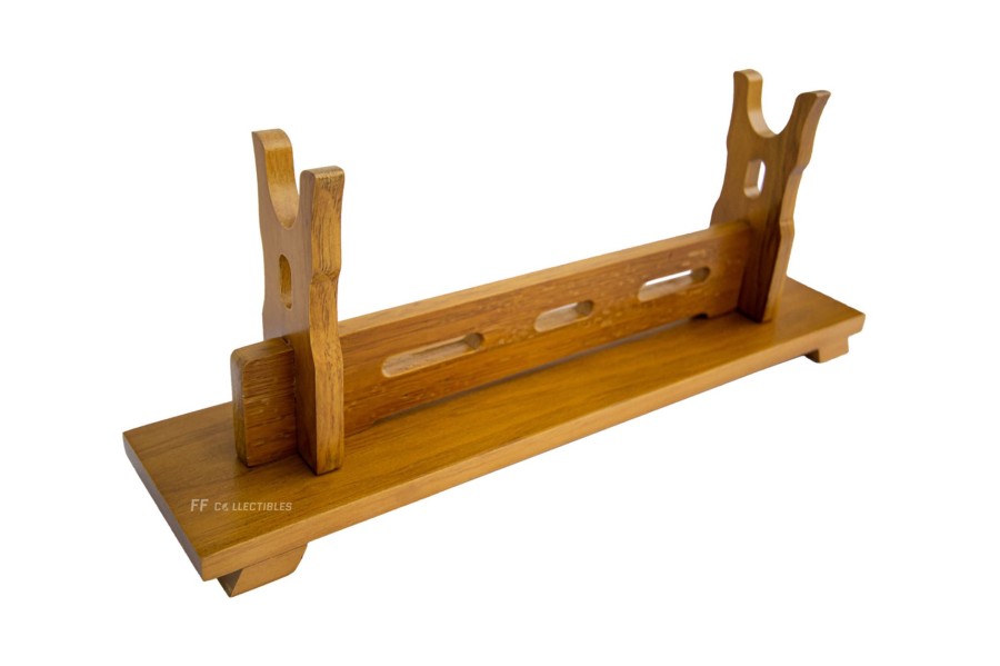 Sword Accessories FF COLLECTIBLES | Premium Single Sword Stand - Bamboo