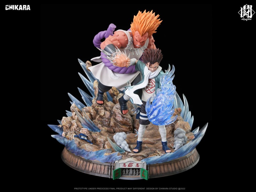 Statues/Figures CHIKARA STUDIO Naruto | Chikara Studio Naruto: Choji Akimichi Vs Jirobo [In Stock]