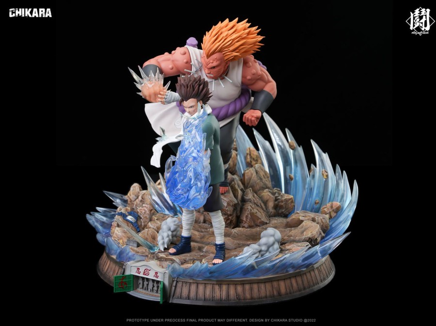 Statues/Figures CHIKARA STUDIO Naruto | Chikara Studio Naruto: Choji Akimichi Vs Jirobo [In Stock]