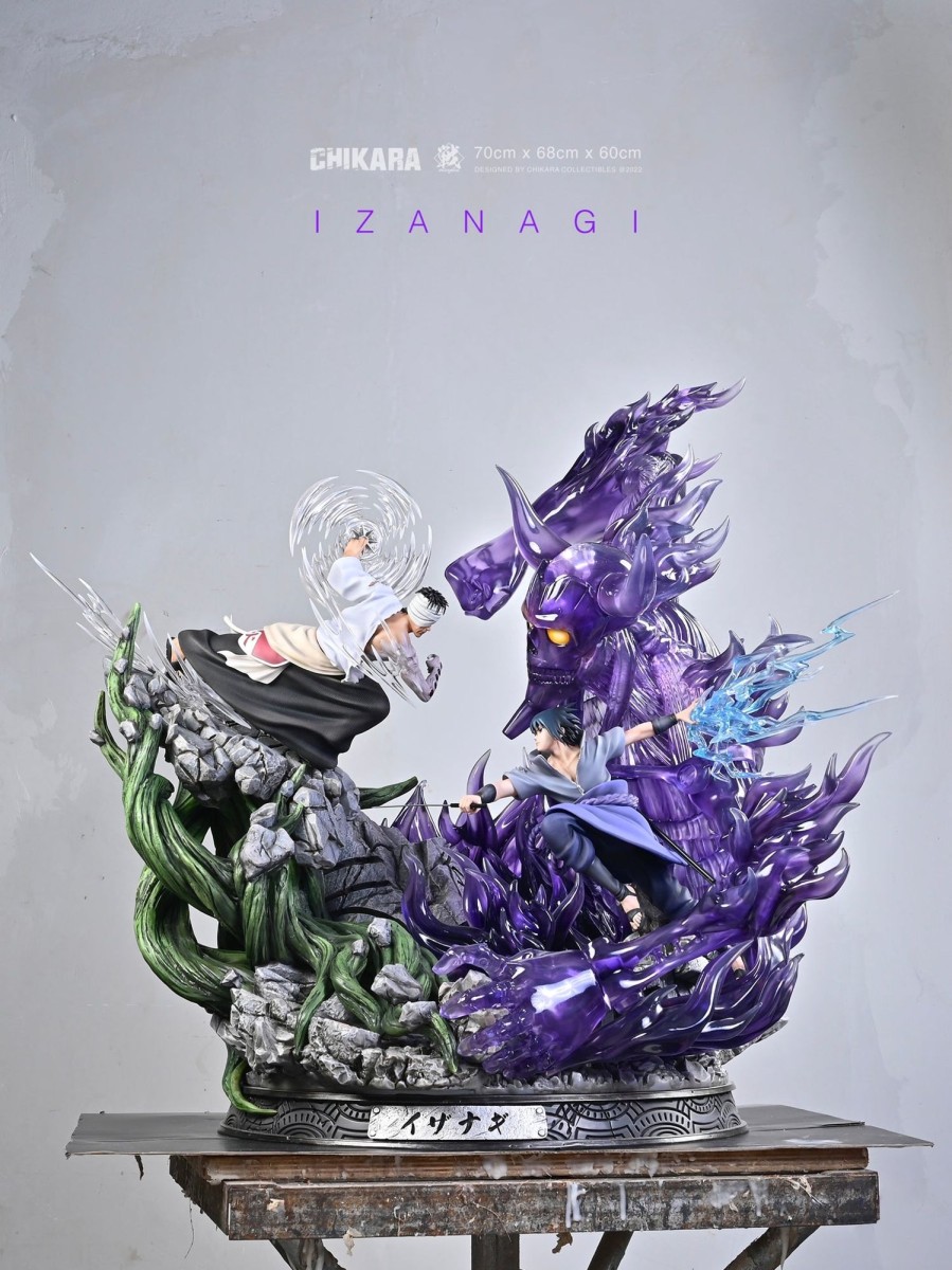 Statues/Figures CHIKARA STUDIO Naruto | Chikara Studio Naruto: Izanagi, Sasuke Uchiha Vs Danzo Shimura [Sold